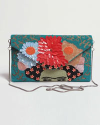 Frida Kahlo Mexican Painter Beaded Designer Women Handbags