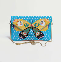 Cutest Butterfly Print Beaded Handmade Crossbody Handbags