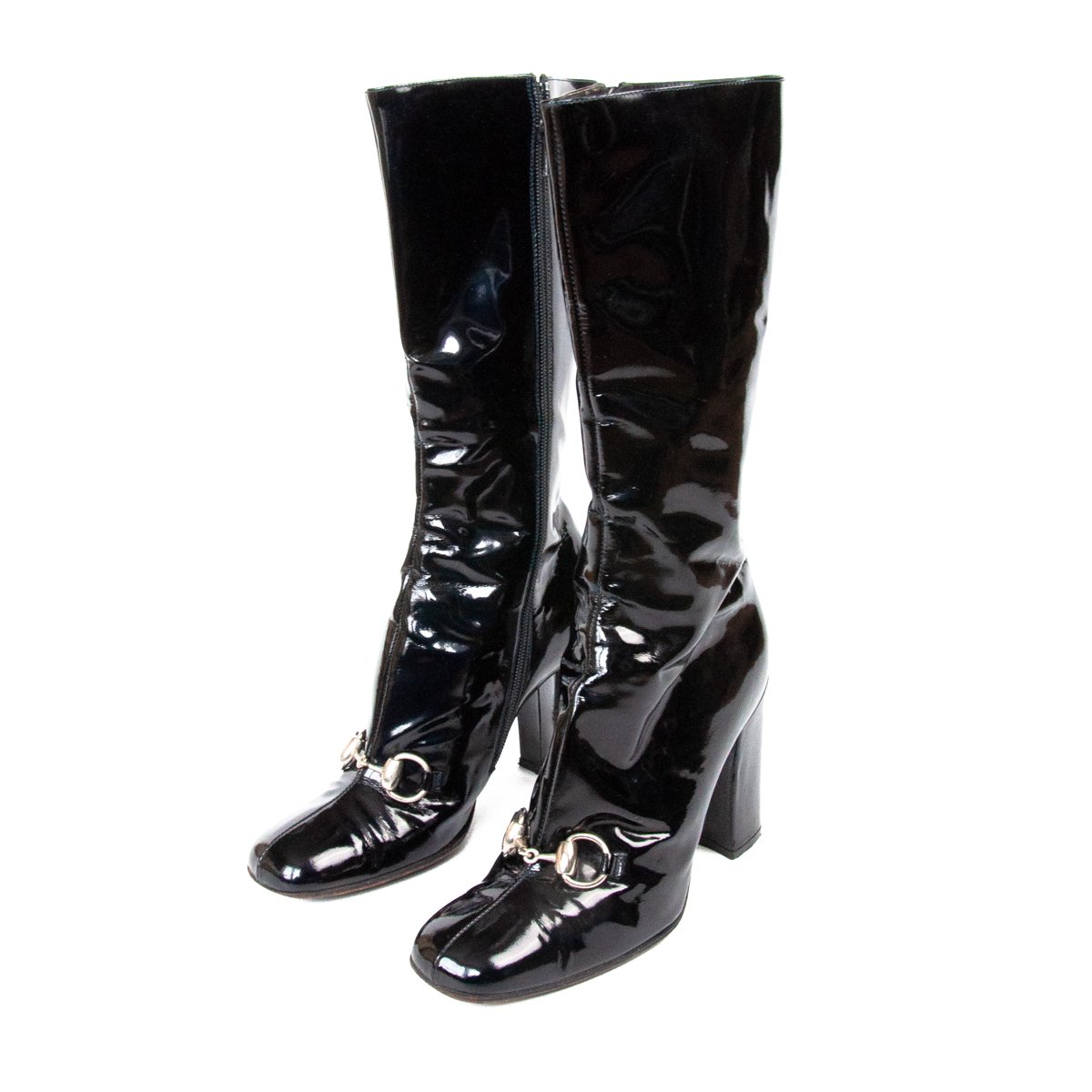 Gucci by Tom Ford 1995 Patent Leather Boots † Ruder Than The Rest