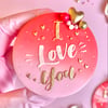 I Love You hearts - Raised Embosser 