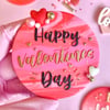 Happy Valentines Day Script - Raised Embosser