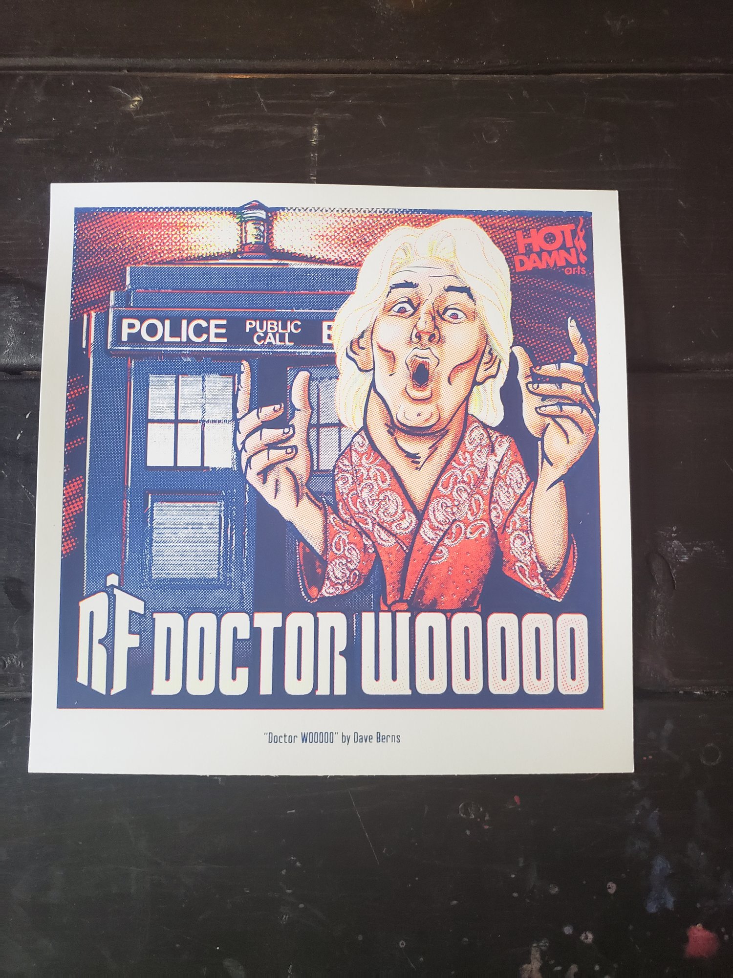 Doctor Wooooo Silkscreen Art Print 