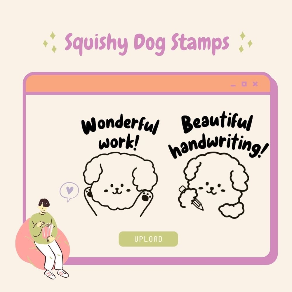 Squishy Dog Stamps