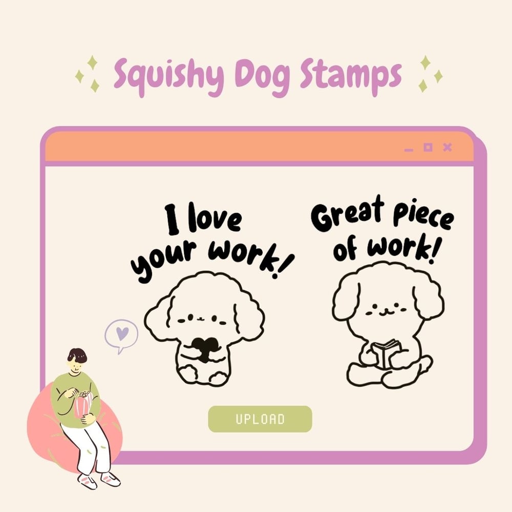 Squishy Dog Stamps