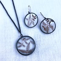 Image 5 of Copper fern botanicals under glass