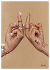 "All that glitters is not gold" Print (DP468)