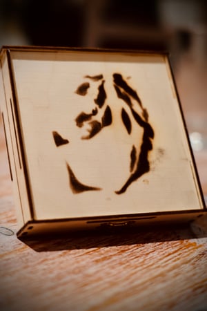 Image of Noekk - The White Lady CD Wooden Box LIMITED EDITION