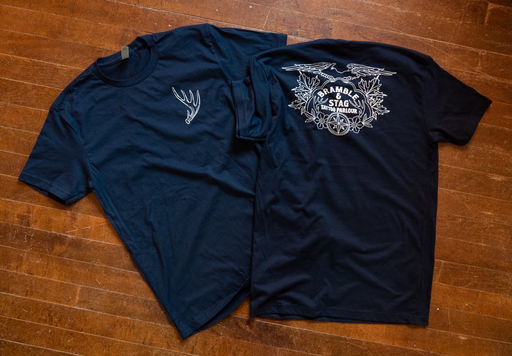 Image of Navy Blue Shop Shirt
