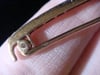 EDWARDIAN FRENCH 18CT YELLOW GOLD PLATINUM CALIBRE CUT SAPPHIRE DIAMOND BROOCH
