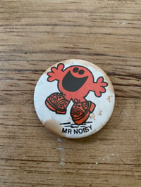 Image 1 of 70s MR. NOISY badge