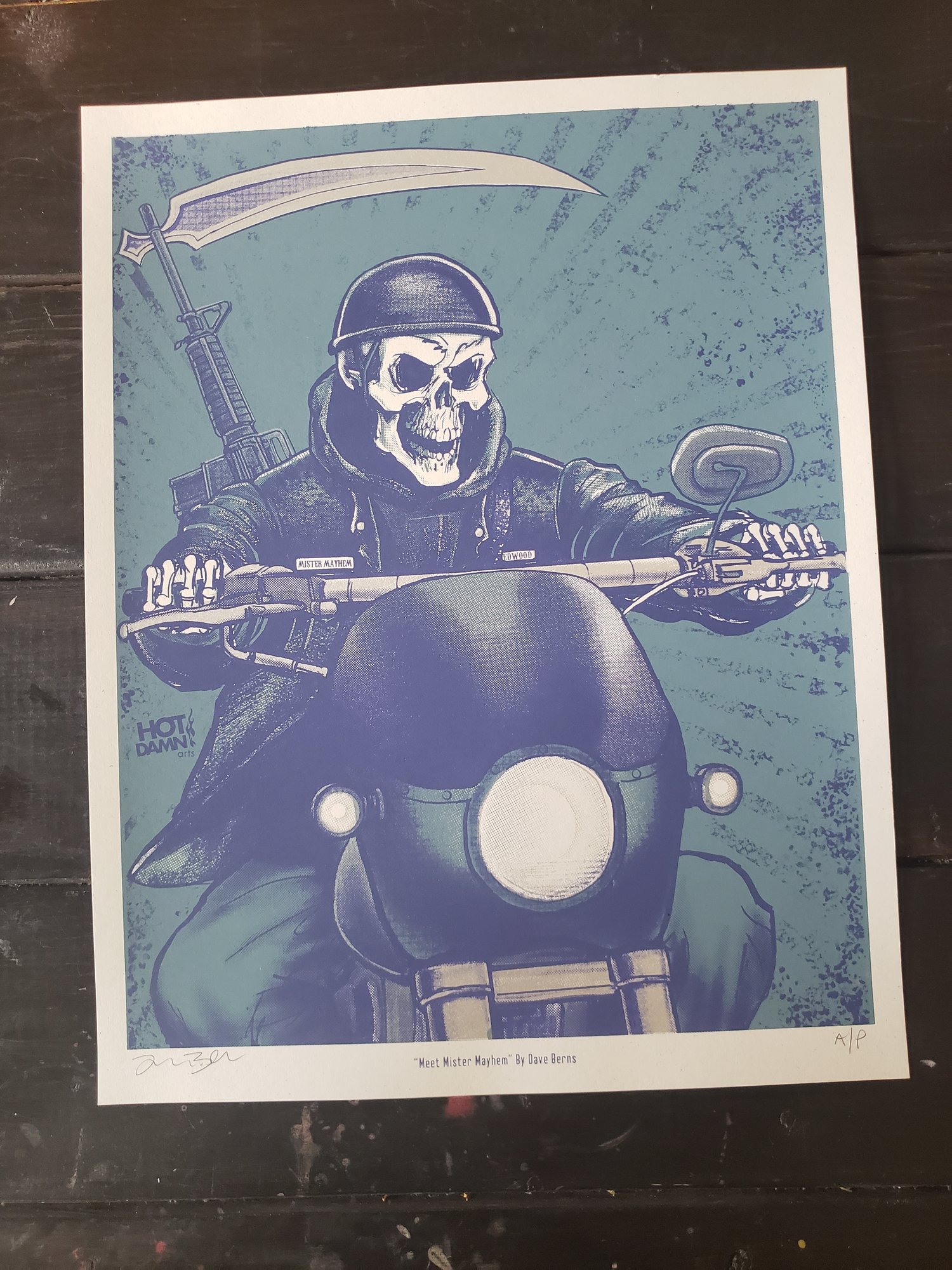 Meet Mister Mayhem Silkscreen Art Print