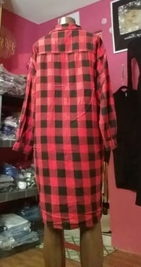 Image 3 of BUFFALO  PLAID FLANNEL LONG SHIRT JACKET 