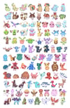 All 100 Gen 2 Pokemon (Johto) Print