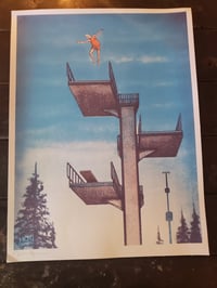 Triple Lindy Silkscreen Art Print