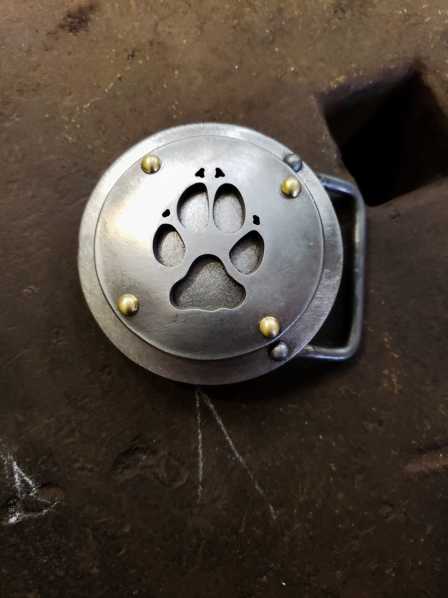 Image of WOLF-TRACK Belt Buckle