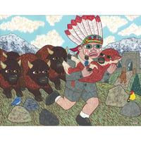 Yellowstone! 22 x 28" Original Painting
