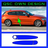 X2 bmw 1 series f20/f21 exterior handle overlays.