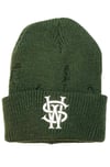 Stay Winning SW Distressed Olive Beanie