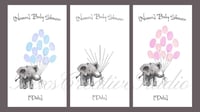 Image 3 of Personalised Baby Shower Fingerprint Keepsake Guest Book