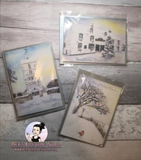 Image 1 of Merry Christmas From Eastry cards - Chritlstmas cards - watercolour