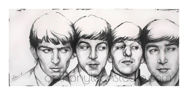 Image of The Beatles print