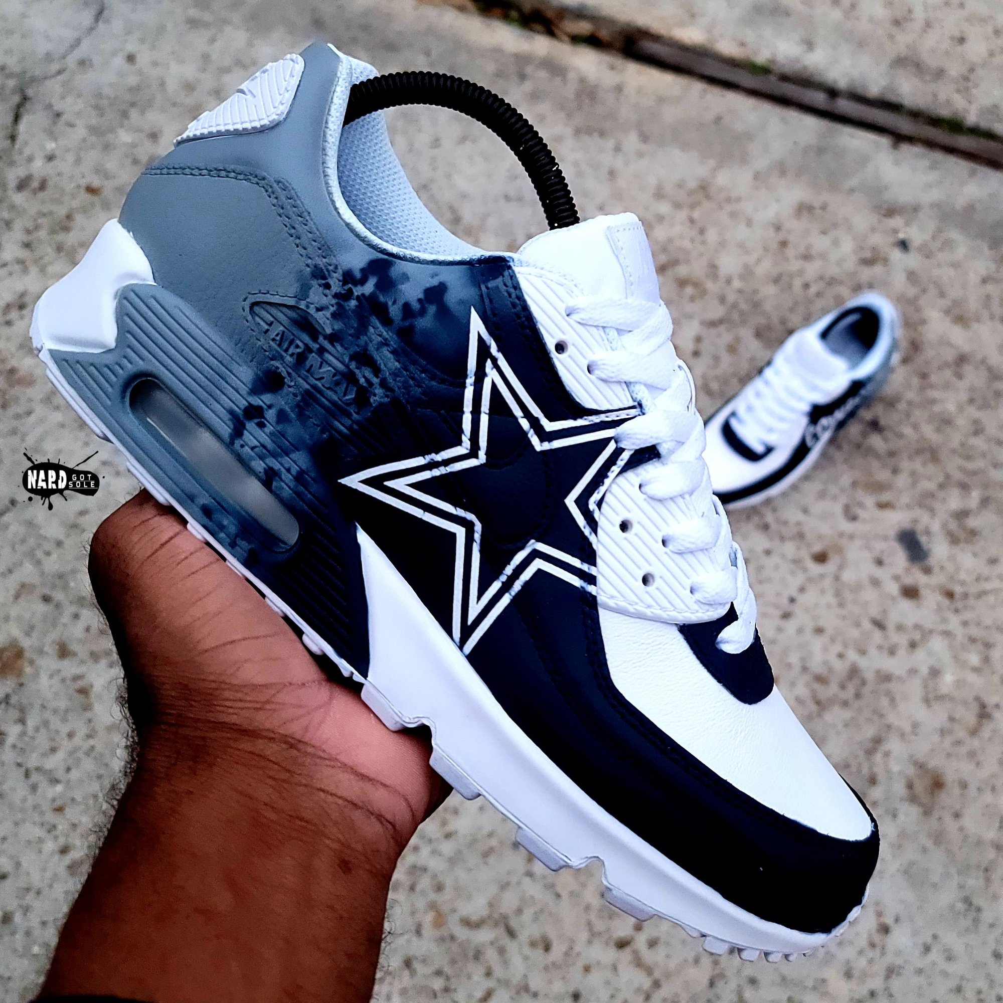 Sneakers Nike Dallas Cowboys Nike Air Max 90 Custom Sneakers