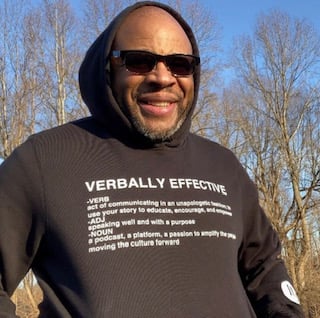 Black Verbally Effective Definition Hoodie