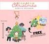 Dream Team Christmas keychain