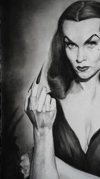 Image 2 of Vampira 8 x 12” Gicleé print