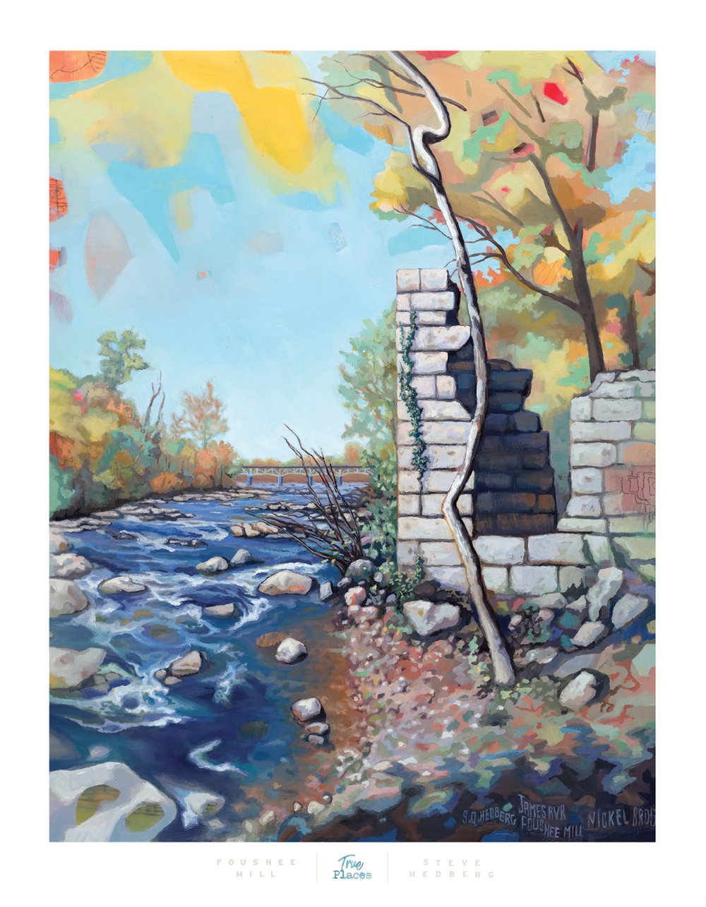 Image of Foushee Mill by Steve Hedberg, Limited Release Fine Art Print 