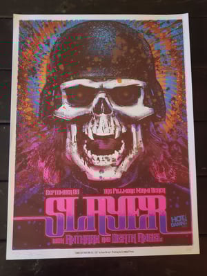 SLAYER Gig Poster Miami