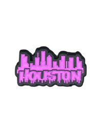 Image 1 of Houston Purple Croc Charm