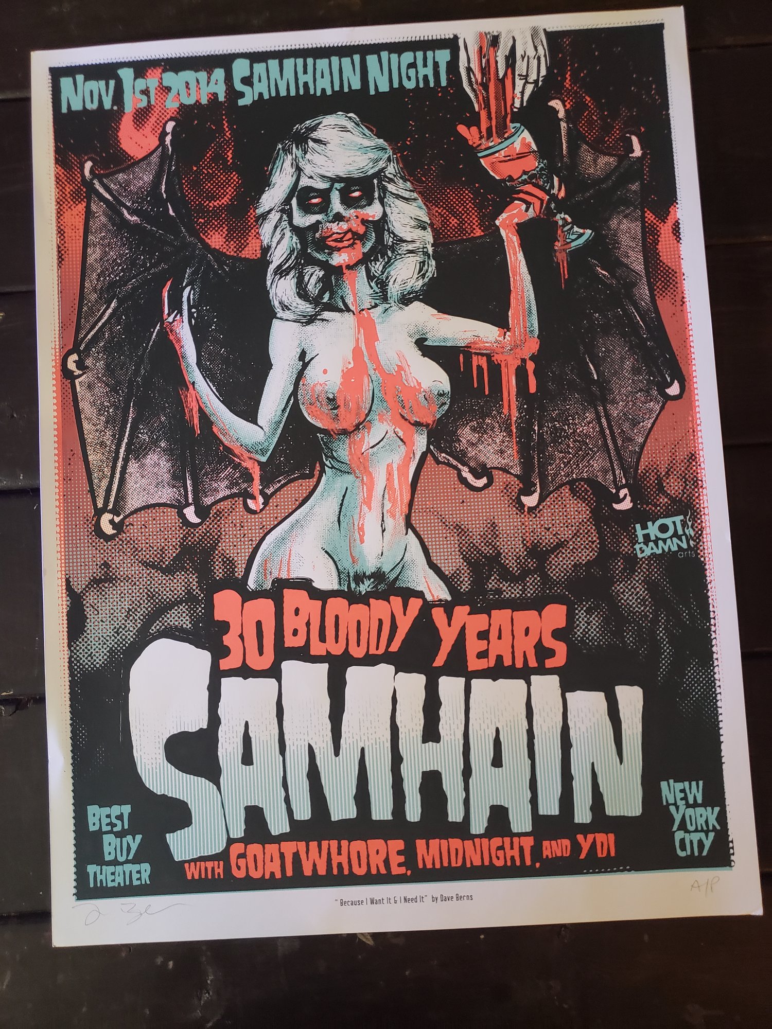 Samhain Gig Poster 2014 Final Show 