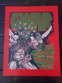 GWAR Gig Poster 2010 Fort Lauderdale