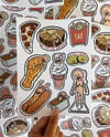 Hungry Very Sticker Sheet