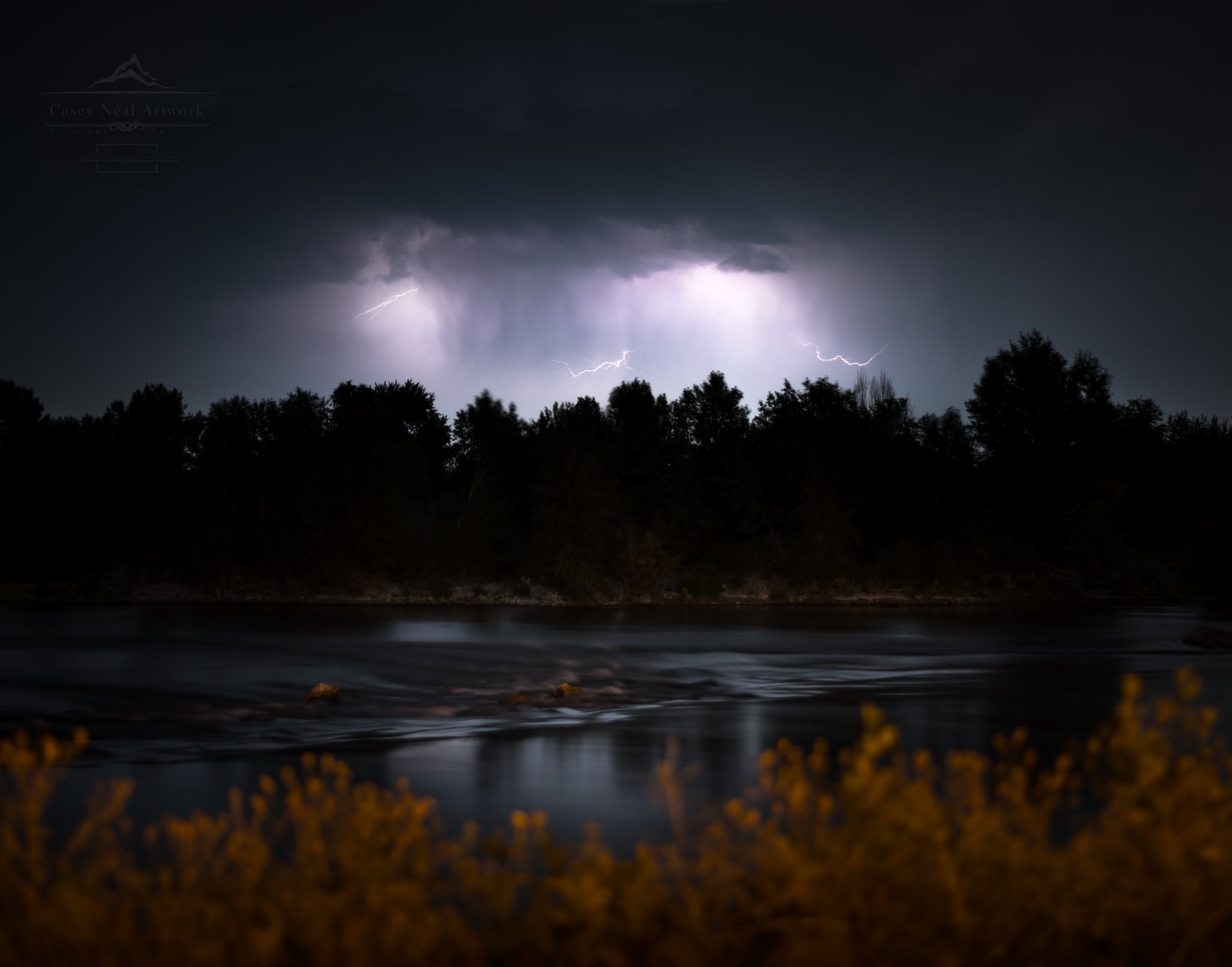 River Lightning | Casey Neal Artwork