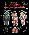 Halloweenie Sticker Set