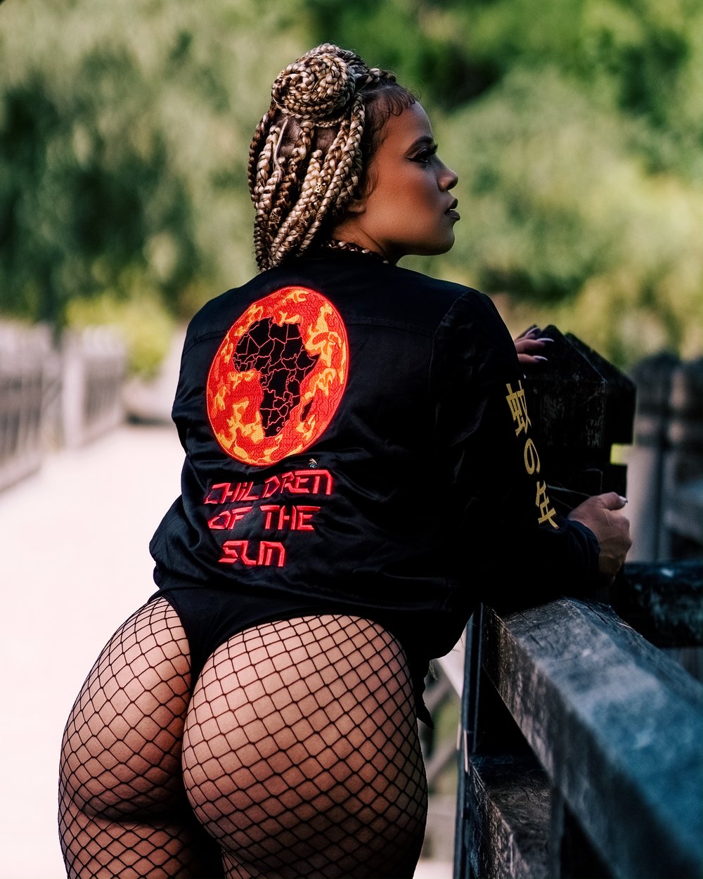 Children of the Sun | Embroidered | Bomber Jacket