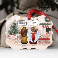 Family Memorial - Mom, I Miss You More Than Anything - I Know (5388) - Personalized Ornament