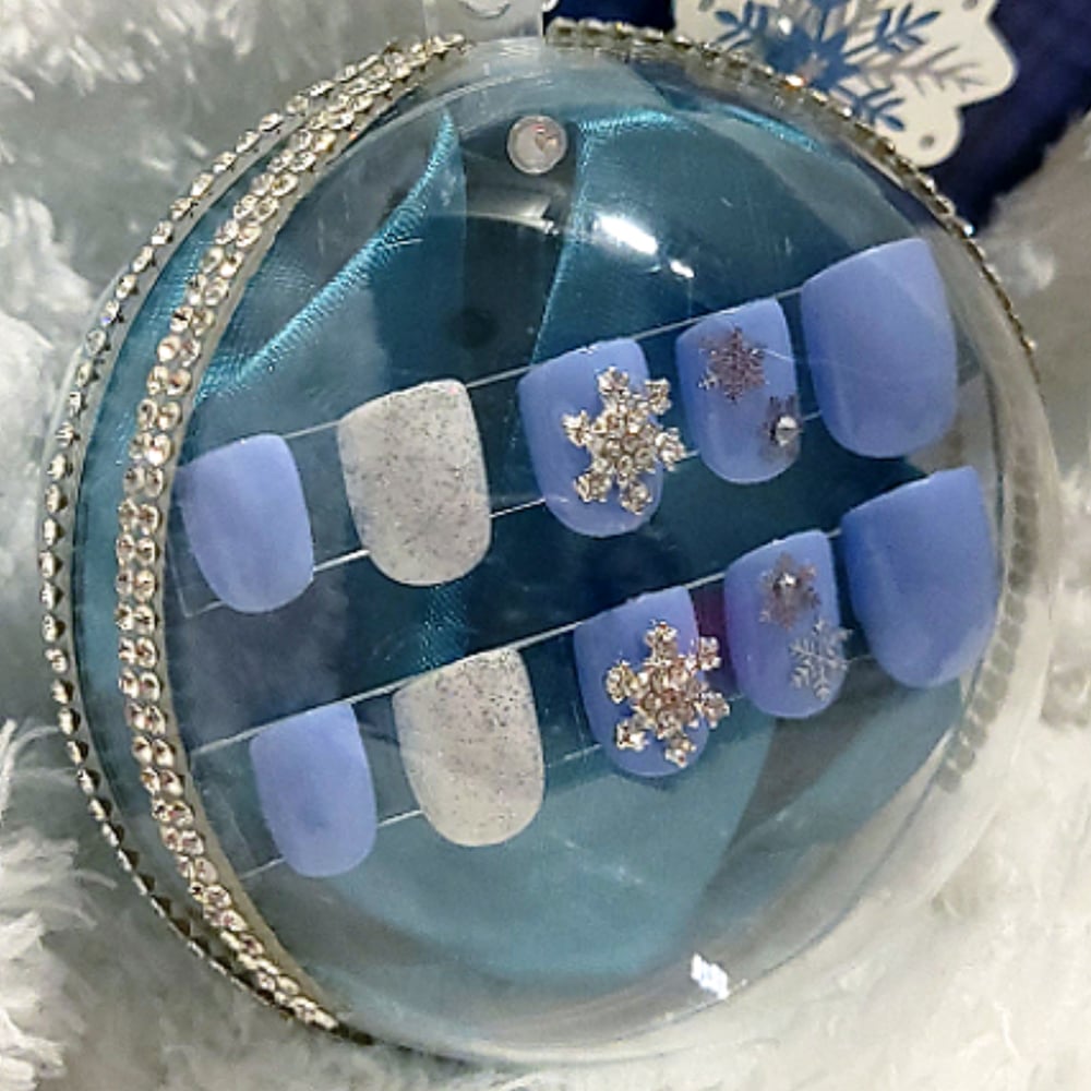 Image of Let it Snow Press-on Nail Ornament