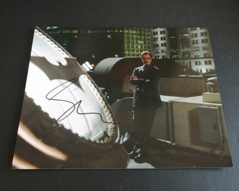 Batman's Commissioner Gordon Signed Gary Oldman 10x8