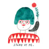 Christmas greeting card w/ envelope • Stand By Me
