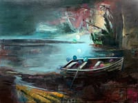 Image 1 of Painting / maleri / "Forgotten land I" / 120x160 cm