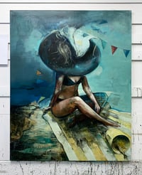 Image 1 of Painting / maleri / "The celebration – Lost in celebration XIIII" / 120x150 cm