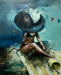 Image 2 of Painting / maleri / "The celebration – Lost in celebration XIIII" / 120x150 cm