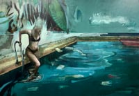 Image 2 of  PAINTING / MALERI / "I Tried to collect all my notes to self" / 120X170 CM