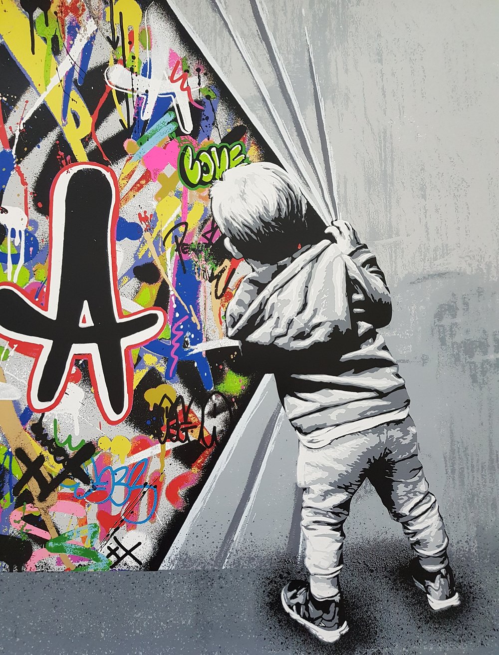 MARTIN WHATSON "BEYOND THE WALL"- 35 COLOUR PRINT EDITION OF 250 - 100CM X 71CM