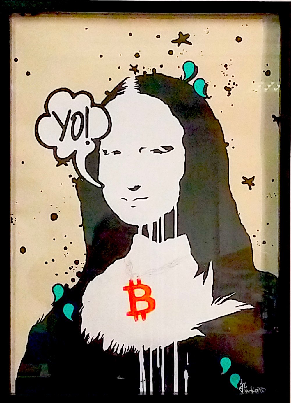 'YO! MONA LISA' BITCOIN (ON SCARCE CITY)