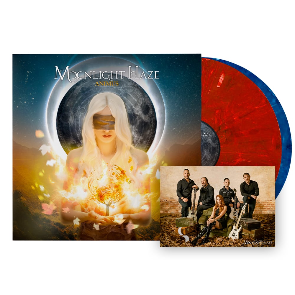 Image of ANIMUS (2022) - LIMITED RED or BLUE marble 12" VINYL + signed photo 