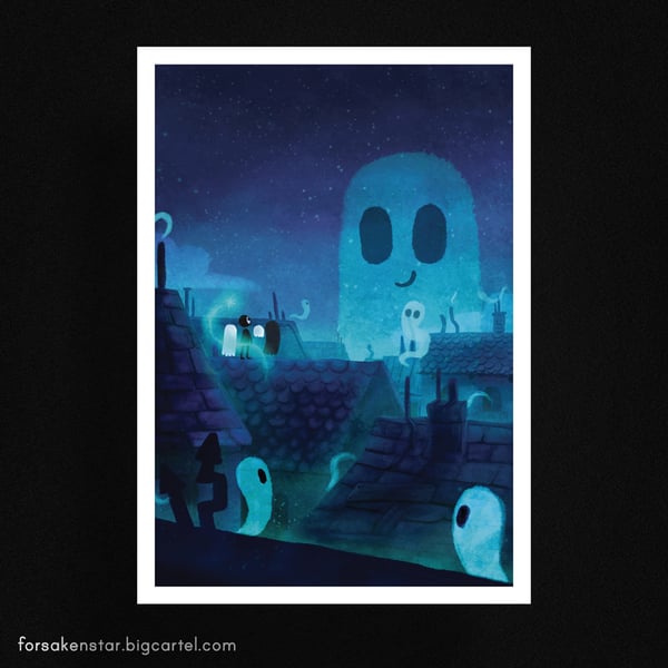 Image of The Nobodies : Ghost City - A4 (21 x 29,7 cm)
